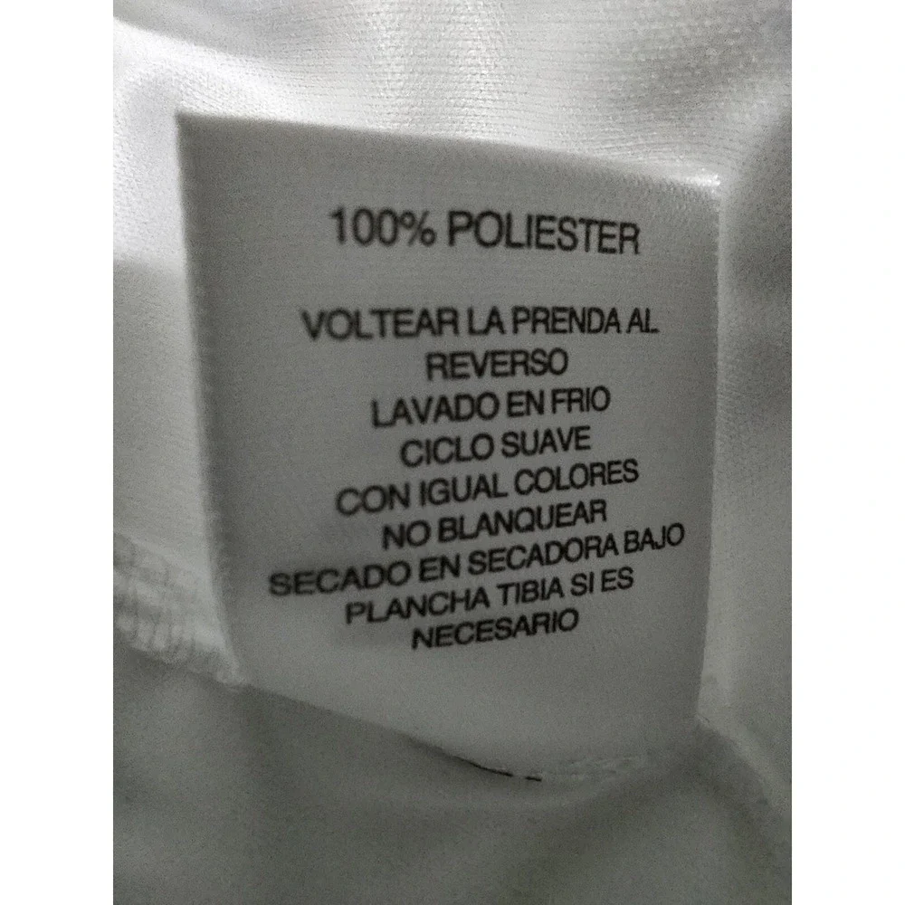 Valerie Stevens Shirt Women's Size Medium Long Sleeve Lined Holiday Glitz  White